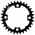 Coroa Sun Race MX 32D Aluminio preto 4 furos BCD96 - Imagem 1