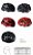 Capacete ciclismo Fisrt Speck Vermelho brilho M c/ sinalizador 6 leds - Imagem 1