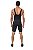 Bretelle Para Cilclismo Com Forro de Espuma Bike Experience Masculino Elite Preto GG - Imagem 1