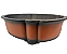 Vaso Grande Para Bonsai Oval Flor Koda em Fibra de Vidro de Alta Resistência  51 x 38 x 11cm - Imagem 7