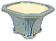 Vaso Para Kengai e Han kengai Octagonal  Esmaltado Onodera 18 X 10,5  cm - Imagem 2