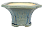 Vaso Para Kengai e Han kengai Octagonal  Esmaltado Onodera 18 X 10,5  cm - Imagem 3