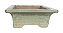 Vaso Retangular Esmaltado Onodera 19,5 X 15,5 X 4,5 cm - Imagem 2