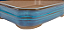 Vaso Retangular Esmaltado Literato 34X 26 X 6 cm - Imagem 6