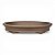 Vaso de Bonsai Grande Oval Chinês Yixing 50 X 36 X 8,5 cm - Imagem 1