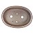 Vaso de Bonsai Grande Oval Chinês Yixing 50 X 36 X 8,5 cm - Imagem 2