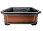 Vaso Para Bonsai Retangular com Bordas arredondadas Koda em Fibra de Vidro de Alta Resistência 26 x 20 x 7 cm - Imagem 8