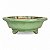 Vaso Flor Importado Chinês Esmaltado 22 x 7 cm - Imagem 1