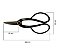 Tesoura Para Bonsai em Aço Carbono Importada 20 cm - Imagem 2