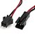 Conector 2v Macho+femea 22awg C/rab 15cmt F7875 - Imagem 1