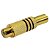 Jack Rca Aereo Ouro Pt Mola 6mm - Imagem 1