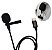 Microfone Lapela Tipo C  1,5mt Pt - Imagem 1