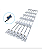 BARRAMENTO TOSHIBA 48P 6BR 6LED 45,5CMX2CMT V2-F30661 - Imagem 1