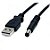 Cabo Usb A-m + C/p4 2,1mm 40cmt-f34956bb - Imagem 1