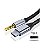 Cabo Audio Tipo C X P2st 1mt Preto Kaidi - Imagem 1