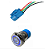 Chave Ld 3a C/led 12vdc 16mm C/trava (anti-vandalismo) - Imagem 1
