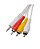 Cabo Audio 1p2st 4c+3rca-m 1,5mt Recep - Imagem 1