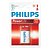 Bateria 9v Alkalina Philips Blister - Imagem 1