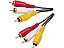 Cabo A/v 3+3rca / F/l - Imagem 1