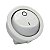 Chave Tecla Ld 6a 2t Redonda Cz Faston F7554bb - Imagem 1
