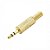Plugue P2st Ouro Mola 5mm Gold - Imagem 1