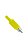 Plugue Rca Plast Metal Amarelo - Imagem 1