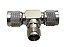 Conector Tnc-f X 2xtnc-m(tipo T)metal - Imagem 1