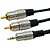 Cabo Audio 1p2st+2rca 10mt Uso-prof Metal F30240 - Imagem 2