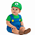 Fantasia Luigi Mesversário Bebê - Imagem 1