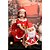 Vestido Natal Mamãe Noel Bebê Criança Mesversário - Imagem 3