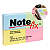 Bloco Adesivo Lembrete Escolar 4 Cores 38mmx50mm 3M Notefix - Imagem 1