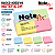 Bloco Adesivo Lembrete Escolar 4 Cores 38mmx50mm 3M Notefix - Imagem 4