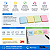 Bloco Adesivo Lembrete Escolar 4 Cores 38mmx50mm 3M Notefix - Imagem 3