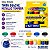 Tinta Guache Metallic Tempera 6 Cores 15ml Abelhinhas - Acrilex - Imagem 3