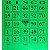 Bloco Cartela de Jogo Bingo Verde 100fls 11x10cm - Imagem 2