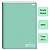 Caderno Brochura 80fls Stiff Capa Dura Pastel Verde Jandaia - Imagem 1