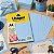 Papel Vergê A4 180g Pacote 50 Folhas Cor Azul Usapel - Imagem 4