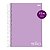 Caderno Espiral 10m 160fls CD Stilo Lilás Pastel - Jandaia - Imagem 1