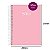 Caderno Espiral 10m 160fls CD Stilo Rosa Pastel - Jandaia - Imagem 2