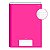 Caderno Brochurão 96fls Stiff Capa Dura Pink - Jandaia - Imagem 1