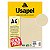 Papel Vergê A4 180g Pacote 50 Folhas Cor Creme Usapel - Imagem 1