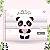 Caderno de Desenho 60fls Capa Dura My Friend Panda 2025 São Domingos CP3 - Imagem 1