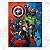 Caderno Brochura 80 folhas Capa Dura Avengers 2025 Tilibra CP1 - Imagem 1