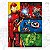 Caderno Brochura 80 folhas Capa Dura Avengers 2025 Tilibra CP4 - Imagem 1