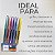 Kit Marca Texto Tons Metálicos 6 Cores MP612 Masterprint - Imagem 2