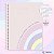 Caderno Universitário Tons Pastéis Espiral 1 Matéria 80 Fls Capa Dura Arc-en-ciel São Domingos / Animativa - Imagem 5