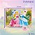 Caderno de Desenho 80fls Capa Dura Princesas Disney 2026 Tilibra - Imagem 3