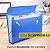 Pasta Sanfonada A4 Dello Line com 31 Divisórias – Azul - Imagem 3