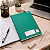 Caderno Quadriculado 7x7 Jandaia 96 Folhas Universitário Capa Dura Verde Stiff - Imagem 6