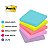 Bloco de Notas Super Adesivas Post-It Coleção Supernova Neon 76mm x 76mm c/ 5 Blocos - Imagem 4